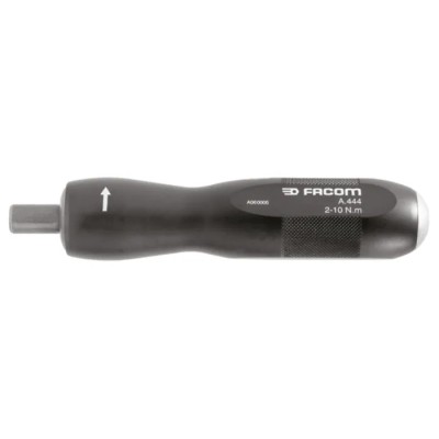Facom Adjustable Hexagon Torque Screwdriver 0.5 To 2.5 Nm, 6.35 mm Drive A.442