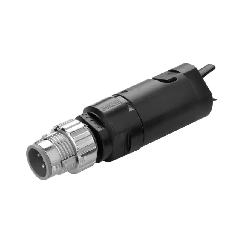 Omron Industrial Circular Connector, 4 Contacts, Cable Mount, M12 Plug, Male, IP67, 4A Current, 250V, XS5G-D418