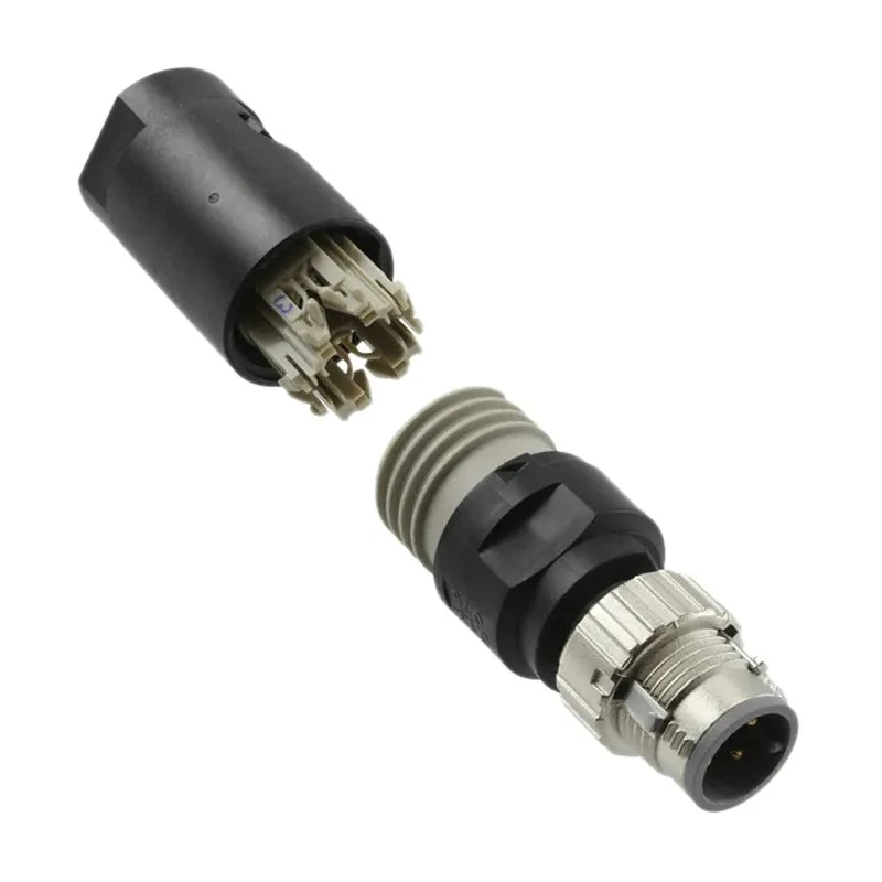 Omron Industrial Circular Connector, 4 Contacts, Cable Mount, M12 Plug, Male, IP67, 4A Current, 250V, XS5G-D418