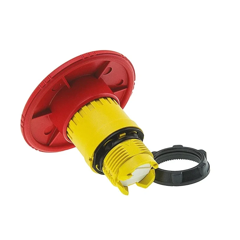 Schneider Electric Harmony Series Emergency Stop Push Button Head, Mushroom Style, Twist Release, 22mm Cutout ZB5AS864