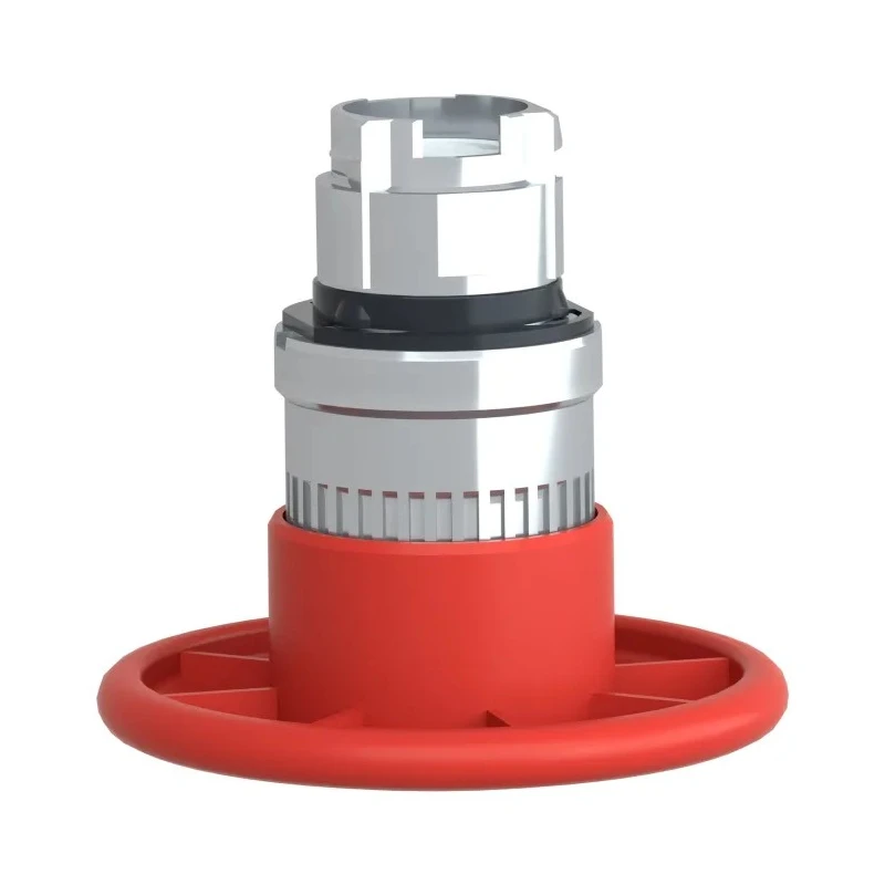 Schneider Electric Harmony Series Emergency Stop Push Button Head, Twist Release, Red Plastic Mushroom, 22mm Cutout ZB4BS864