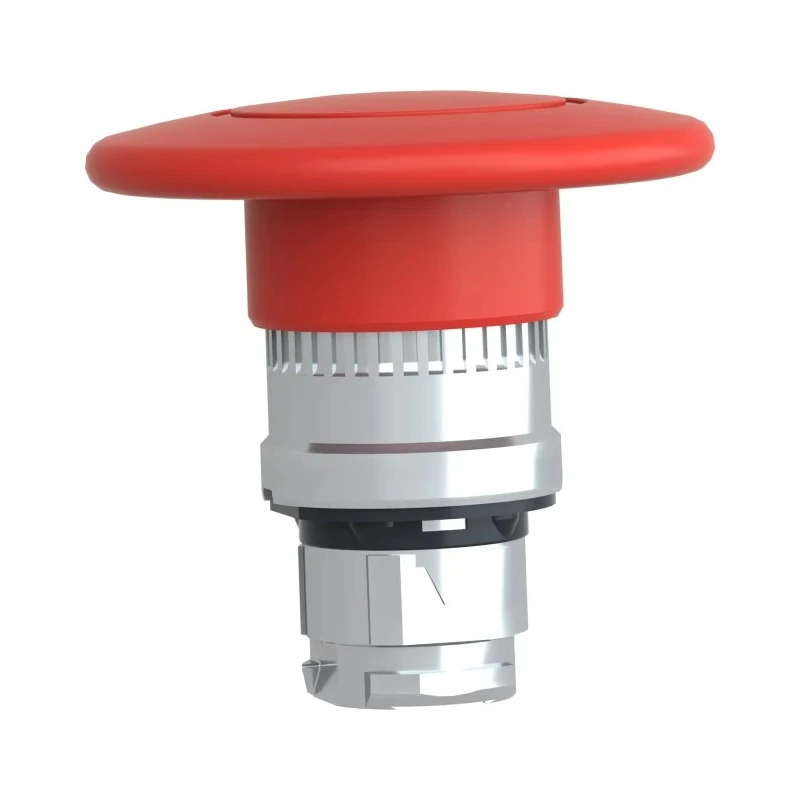 Schneider Electric Harmony Series Emergency Stop Push Button Head, Twist Release, Red Plastic Mushroom, 22mm Cutout ZB4BS864