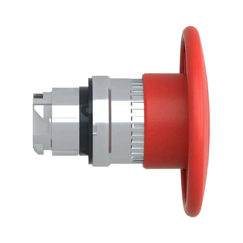 Schneider Electric Harmony Series Emergency Stop Push Button Head, Twist Release, Red Plastic Mushroom, 22mm Cutout ZB4BS864