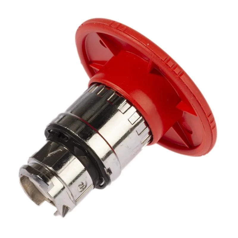 Schneider Electric Harmony Series Emergency Stop Push Button Head, Twist Release, Red Plastic Mushroom, 22mm Cutout ZB4BS864