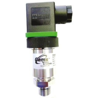 Gems Sensors 3100 Series Pressure Sensor Current Output 0 bar to 100 bar Stainless Steel Housing IP65 3100B0100S05G000
