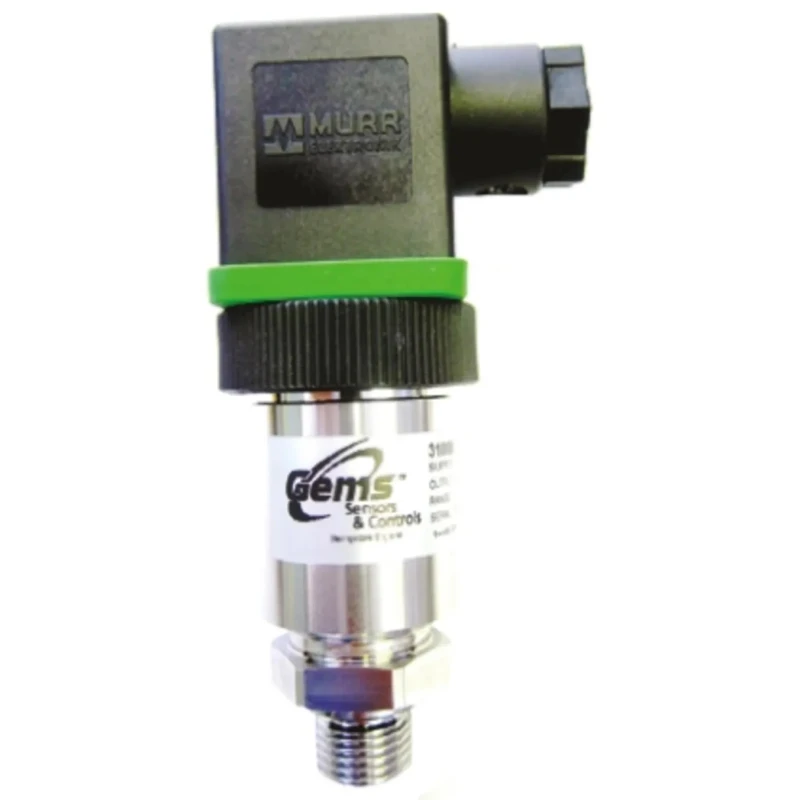Gems Sensors 3100 Series Pressure Sensor Current Output 0 bar to 100 bar Stainless Steel Housing IP65 3100B0100S05G000
