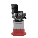 Schneider Electric Harmony Series Twist Release Emergency Stop Push Button, Panel Mount, 22mm Cutout, 1 NC XB4BS8442