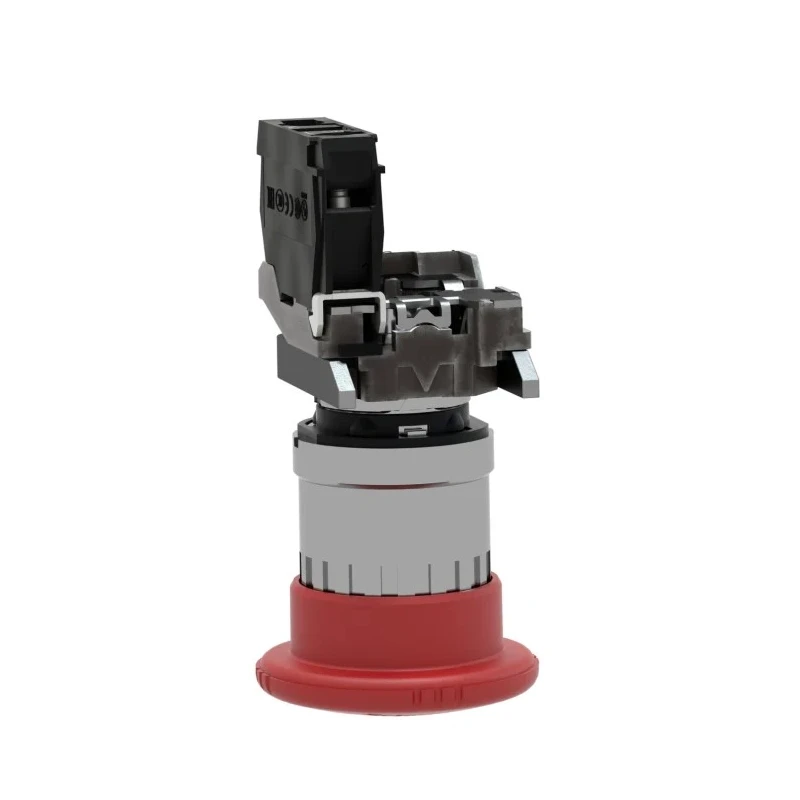 Schneider Electric Harmony Series Twist Release Emergency Stop Push Button, Panel Mount, 22mm Cutout, 1 NC XB4BS8442