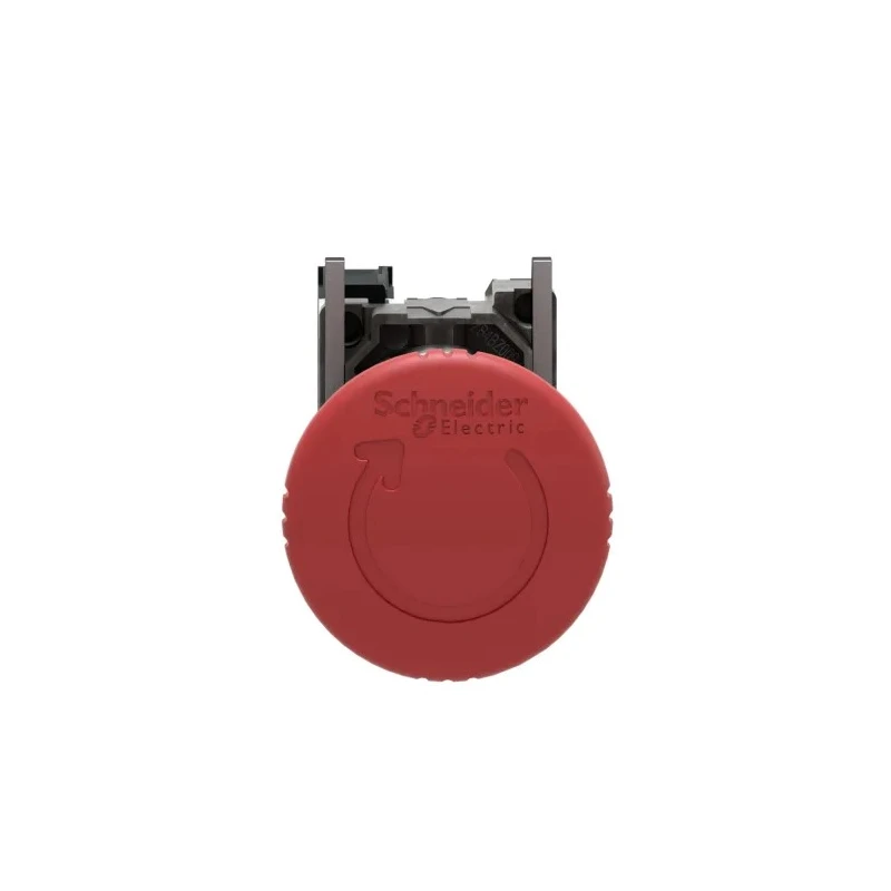 Schneider Electric Harmony Series Twist Release Emergency Stop Push Button, Panel Mount, 22mm Cutout, 1 NC XB4BS8442