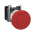 Schneider Electric Harmony Series Twist Release Emergency Stop Push Button, Panel Mount, 22mm Cutout, 1 NC XB4BS8442