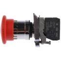 Schneider Electric Harmony Series Twist Release Emergency Stop Push Button, Panel Mount, 22mm Cutout, 1 NC XB4BS8442