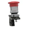 Schneider Electric Harmony Series Twist Release Emergency Stop Push Button, Panel Mount, 22mm Cutout, 1 NC XB4BS8442
