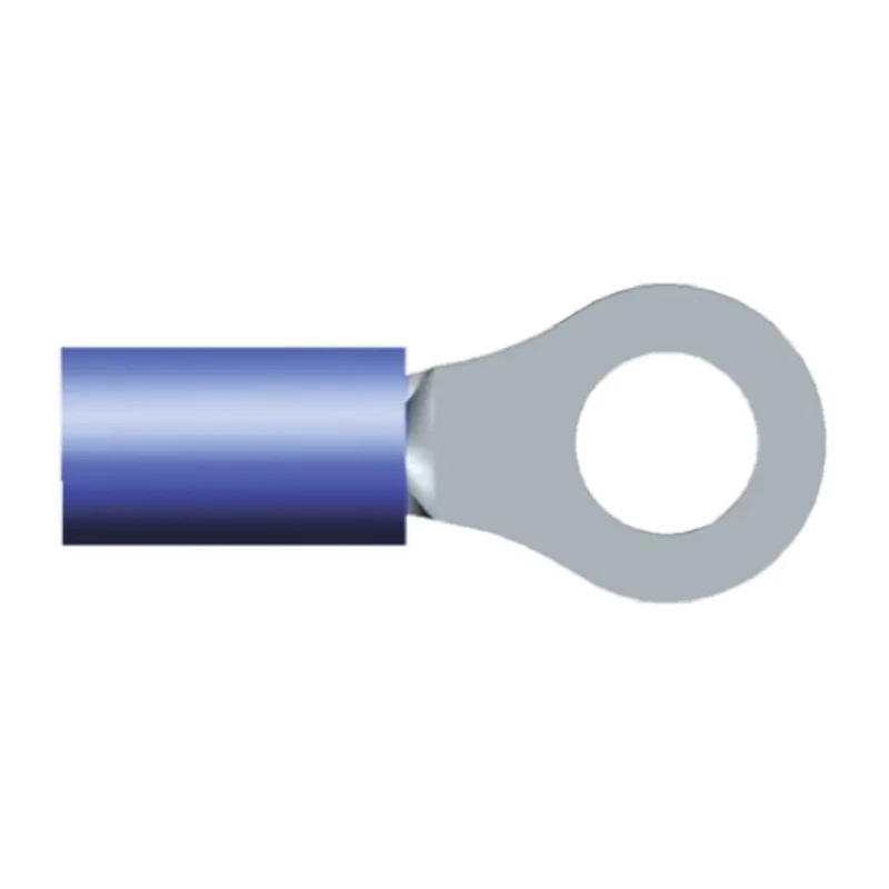 TE Connectivity PIDG Insulated Ring Terminal M5 Stud Size 16 AWG 14 AWG Wire Size Blue 31903