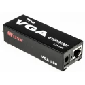 NewLink 1 Port VGA over Catx Cat5e/Cat6/Cat6a Extender Pair 80 m, Maximum Resolution 2048 x 1536 VGA-V080