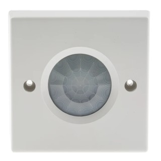 RS PRO Ceiling PIR Presence Detector Sensor Flame Retardant ABS 240V AC 86x86x19mm 796-2003