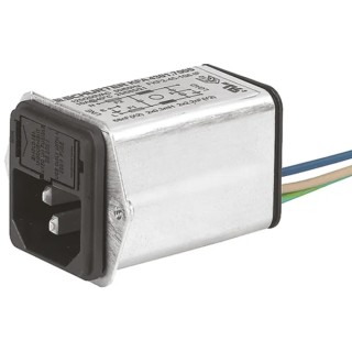 Schurter 250V AC 6A Screw IEC Connector Male Quick Connect 4301.7004