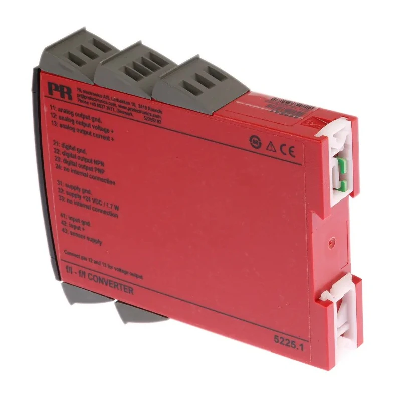 PR Electronics 5000 Series Signal Conditioner, Frequency Input, Voltage, Current, Relay Output, 19.2V dc, 28.8 V dc 5225A1