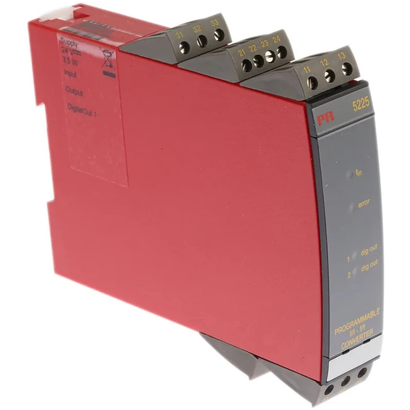 PR Electronics 5000 Series Signal Conditioner, Frequency Input, Voltage, Current, Relay Output, 19.2V dc, 28.8 V dc 5225A1