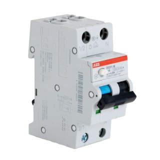 ABB Residual Current Circuit Breaker with Overload Protection 16A Current Rating 2-Pole 30mA 2CSR275180R1164 DS201 M C16 A30