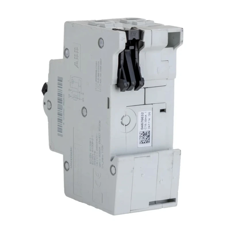ABB Residual Current Circuit Breaker with Overload Protection 16A Current Rating 2-Pole 30mA 2CSR275180R1164 DS201 M C16 A30