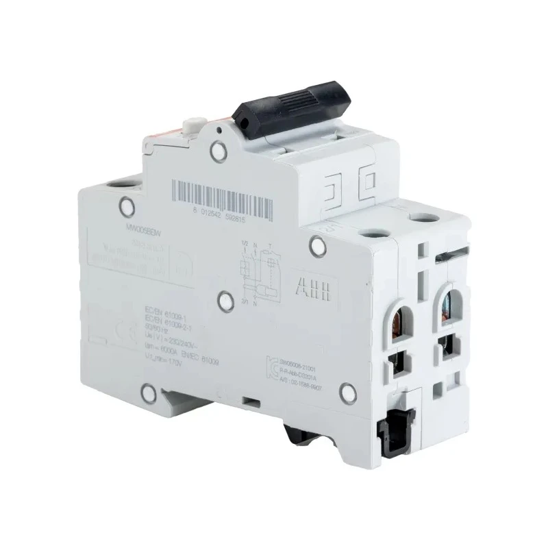 ABB Residual Current Circuit Breaker with Overload Protection 16A Current Rating 2-Pole 30mA 2CSR275180R1164 DS201 M C16 A30