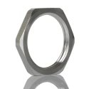 Lapp Silver Stainless Steel Cable Gland Locknut M25 Thread IP68 52032635
