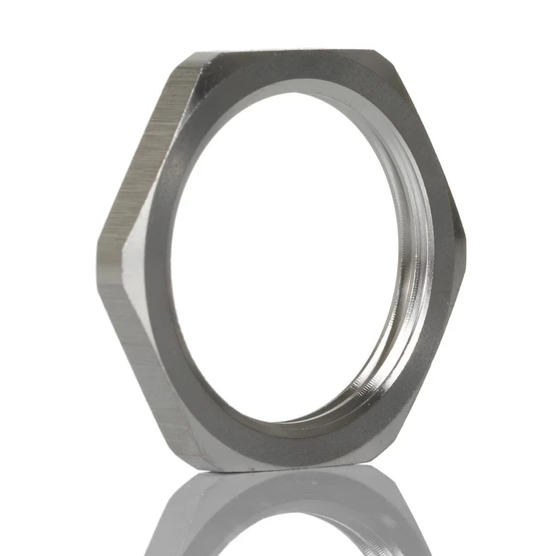 Lapp Silver Stainless Steel Cable Gland Locknut M25 Thread IP68 52032635