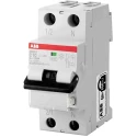 ABB Residual Current Circuit Breaker with Overload Protection 20A Current Rating 2-Pole 30mA 2CSR255080R1204 DS201 C20 AC30