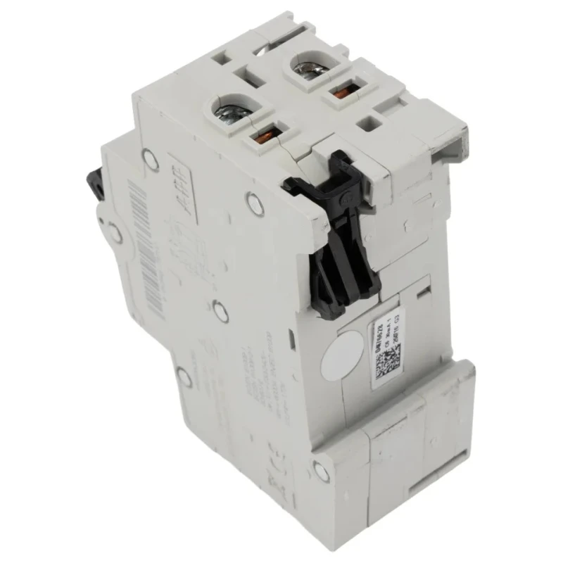 ABB Residual Current Circuit Breaker with Overload Protection 6A Current Rating 2-Pole 30mA Trip Sensitivity Type C DS201