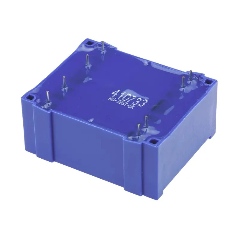 Block 9 V AC 2 Output Pin PCB Transformer, Dual Secondary Windings, Isolation Voltage 5000V, Compact Pin Mount Design FL 6/9