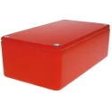 CAMDENBOSS 5000 Series Red Lid Die Cast Aluminium Enclosure IP65 40mm x 120mm x 66mm 