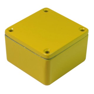 CAMDENBOSS 5000 Series Die Cast Aluminium Enclosure Yellow Lid IP65 61 mm Height 121 mm Length RTM5007/17-YEL