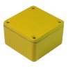 CAMDENBOSS 5000 Series Die Cast Aluminium Enclosure Yellow Lid IP65 61 mm Height 121 mm Length RTM5007/17-YEL