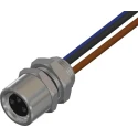 RS PRO Industrial Circular Connector 3 Contacts Front Socket Female M8 Connector Threaded IP67 CPF08 Series IP67