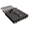 TE Connectivity AMPMODU MTE Female Connector Housing 2.54 mm Pitch 6 Way 1 Row Straight 5-103956-5