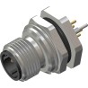RS PRO Circular Connector, 4 Contacts, Rear Mount, M12 Plug, Male, IP67, Brass Housing, 250V, 4A, CPM12 Series 201-7221