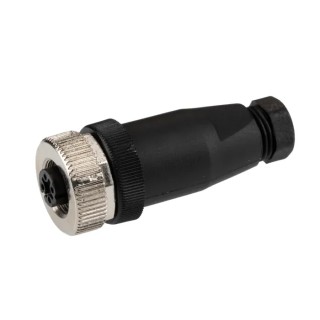 RS PRO Industrial Circular Connector, 4 Contacts, Screw Mount, M12 Threaded, Socket Female, IP67, Nylon Housing 201-7149