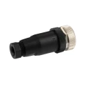 RS PRO Industrial Circular Connector, 4 Contacts, Screw Mount, M12 Threaded, Socket Female, IP67, Nylon Housing 201-7149