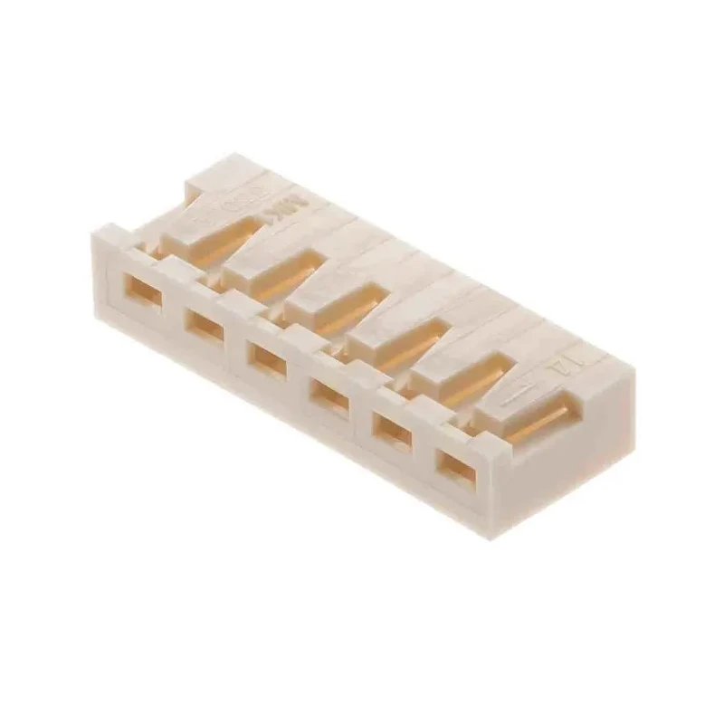 Molex Female Crimp Connector Housing 2 Way 1 Row Right Angle 2.5 mm Pitch 2124150200