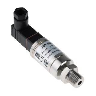 RS PRO Industrial Pressure Sensor, Voltage Output, Gauge Reading, 0 to 250 bar, ±0.25% Accuracy, Stainless Steel 797-5049