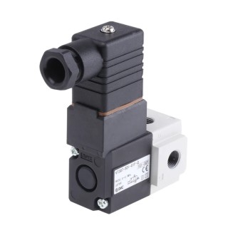 SMC Pneumatic Solenoid Valve 3/2 Function Manifold Mount G 1/8 Threaded Port 24V DC 4.2W Power VT307-5D1-01F-Q