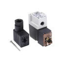 SMC Pneumatic Solenoid Valve 3/2 Function Manifold Mount G 1/8 Threaded Port 24V DC 4.2W Power VT307-5D1-01F-Q