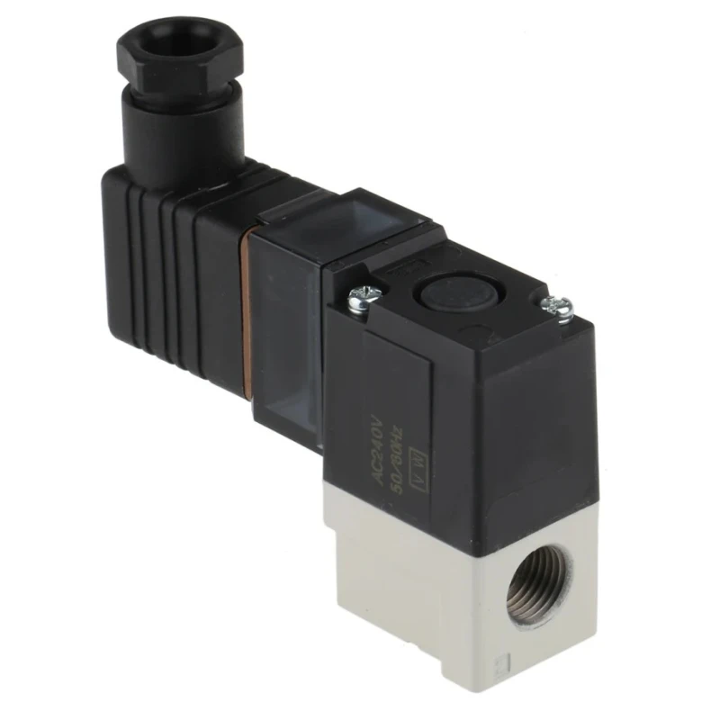 SMC Pneumatic Solenoid Valve Standard Solenoid G, Threaded Port 1/4 in, 240V AC, 4.2W Power, Die Cast VT307-7DZ1-02F-Q