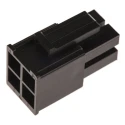 Molex Mega-Fit Male Connector Housing, 5.7 mm Pitch, 4 Way, 2 Row Straight 171692-0104
