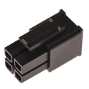 Molex Mega-Fit Male Connector Housing, 5.7 mm Pitch, 4 Way, 2 Row Straight 171692-0104