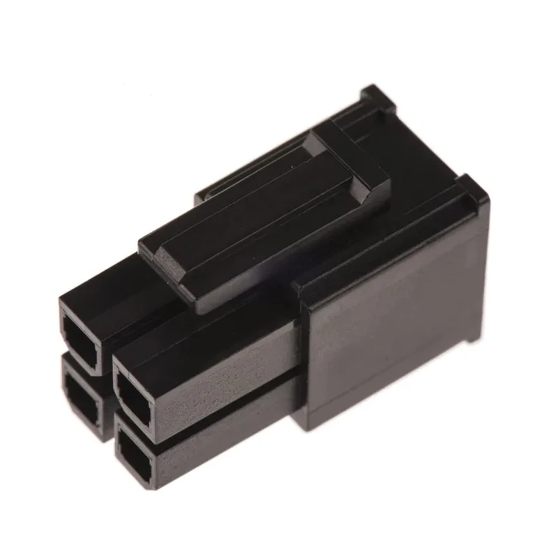 Molex Mega-Fit Male Connector Housing, 5.7 mm Pitch, 4 Way, 2 Row Straight 171692-0104