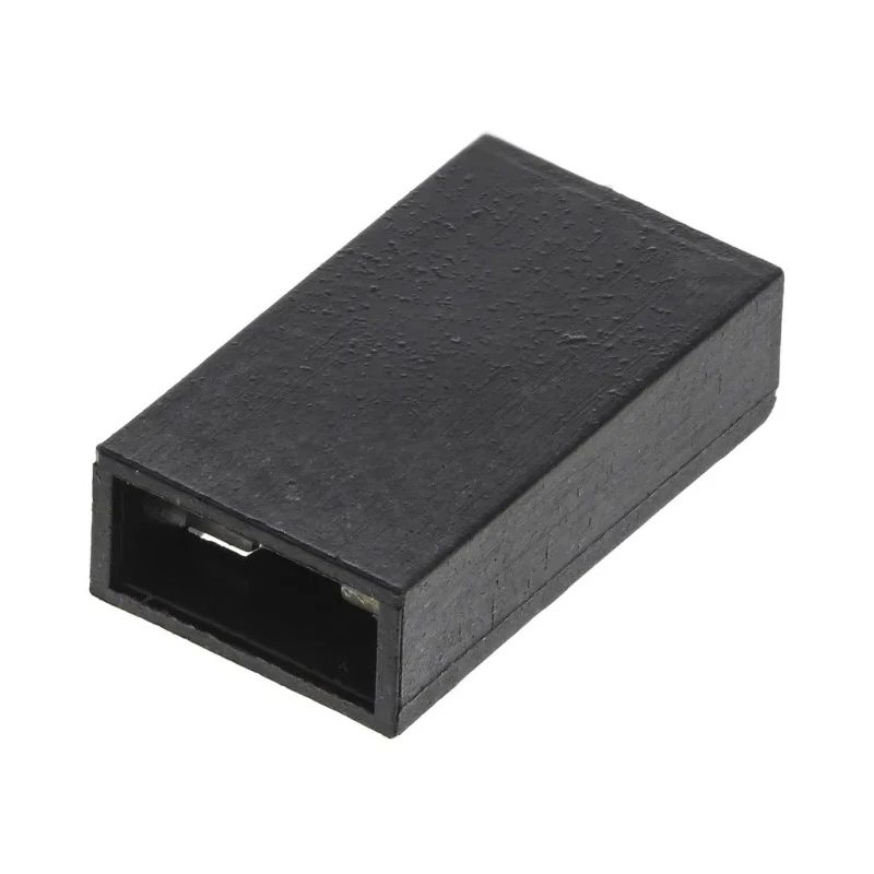 Molex C-Grid Shunt Straight Female Black Closed Top 2 Way 1 Row 2.54 mm Pitch 15-29-1025