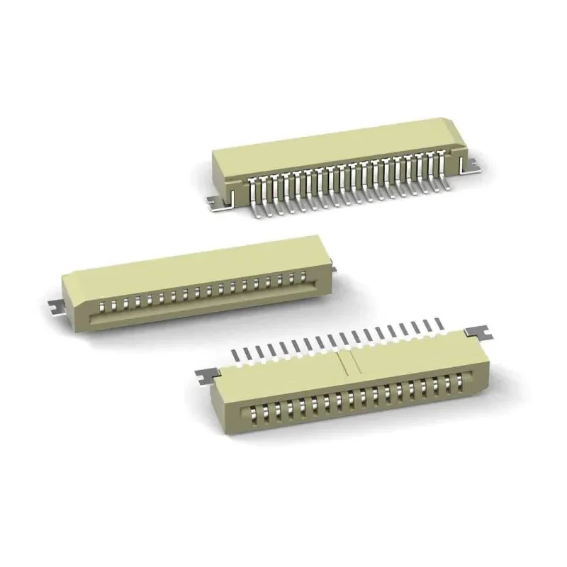 Wurth Elektronik WR-FPC Series Horizontal Surface PCB Header, 10 Contacts, 1 mm Pitch, 1 Row, Shrouded 686110188622