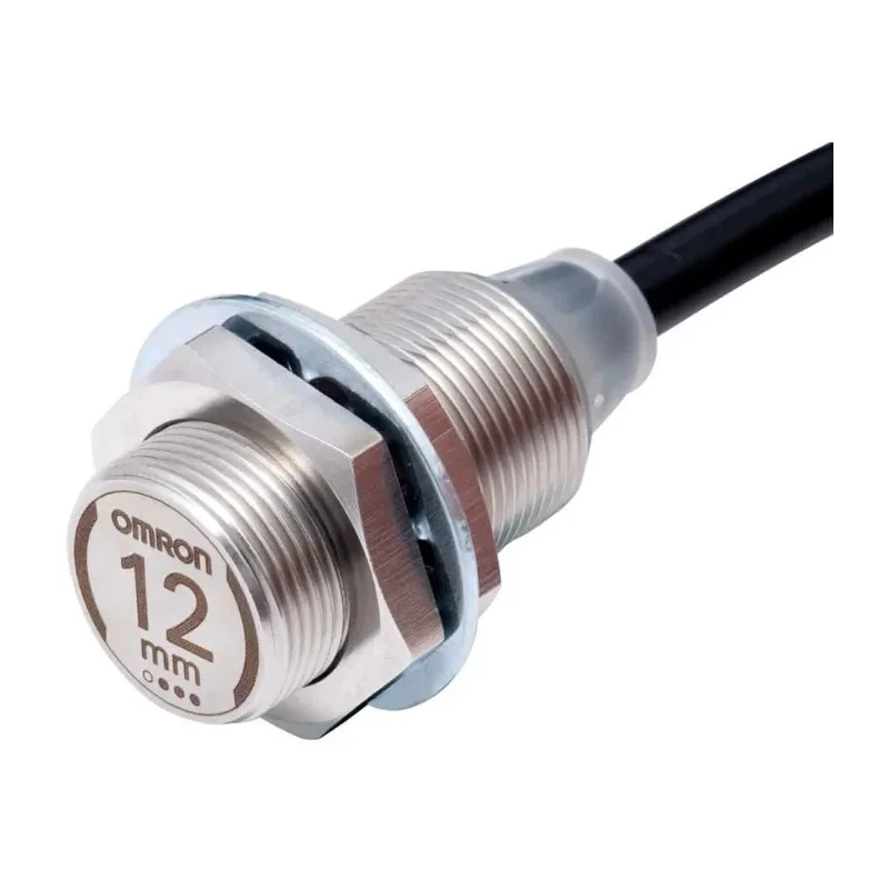 Omron Threaded Barrel Inductive Proximity Sensor M18 x 1 NPN 30 V DC 12 mm Detection E2EW-X12C218 2M