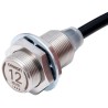 Omron Threaded Barrel Inductive Proximity Sensor M18 x 1 NPN 30 V DC 12 mm Detection E2EW-X12C218 2M